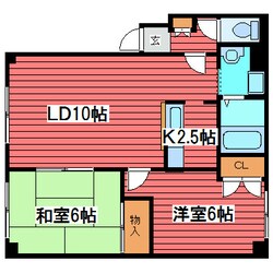 月寒パークハイツの物件間取画像